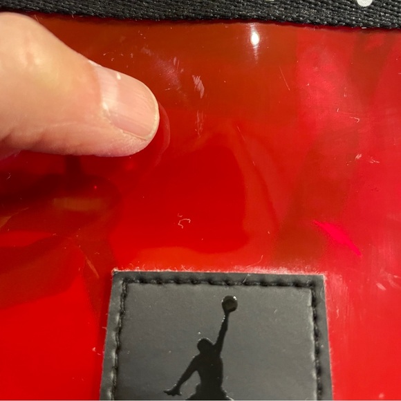 Nike Air Jordan jelly festival crossbody bag red, Rare - Picture 10 of 15